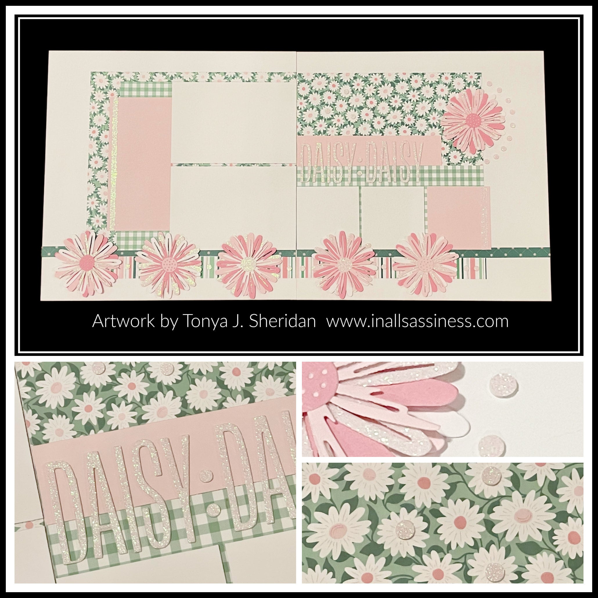 Here There and Everywhere: Bright Floral 12x12 Patterned Paper